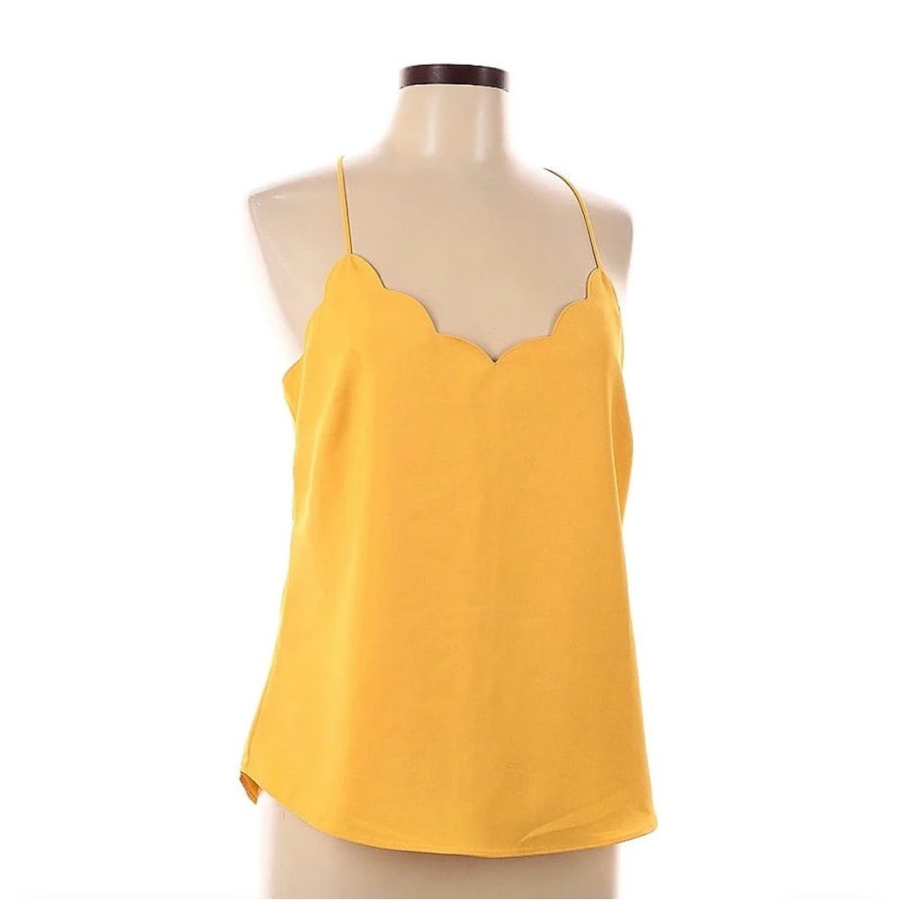 J. Crew Women's Mango Camisole with Scalloped Edge Detailing, size 6